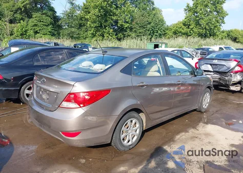 2013 Hyundai Accent Gls из США, поврежденный, VIN KMHCT4AE7DU579679